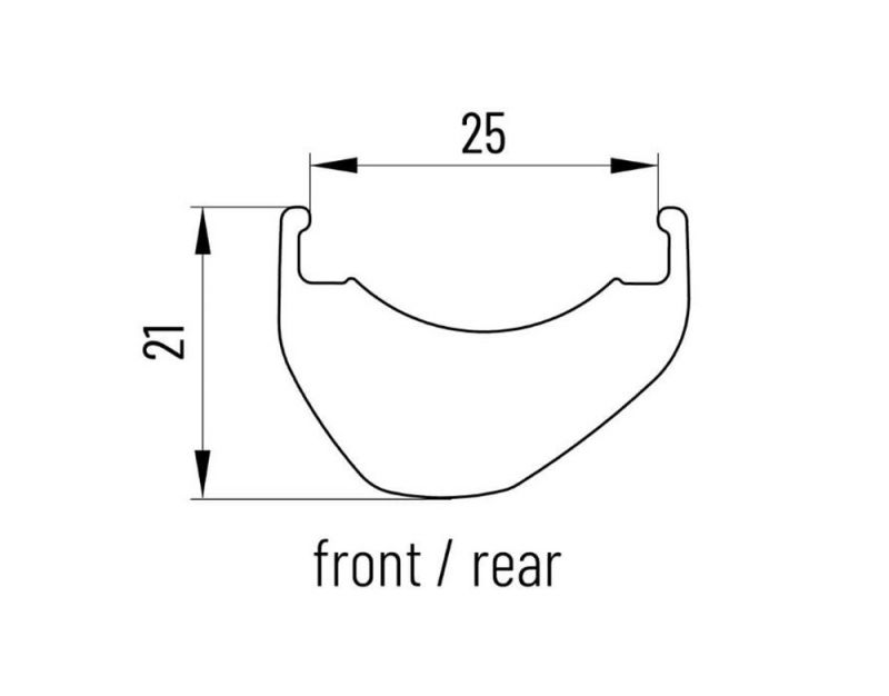 Tune Crosser Alu Disc CL Hinterrad – Bild 3