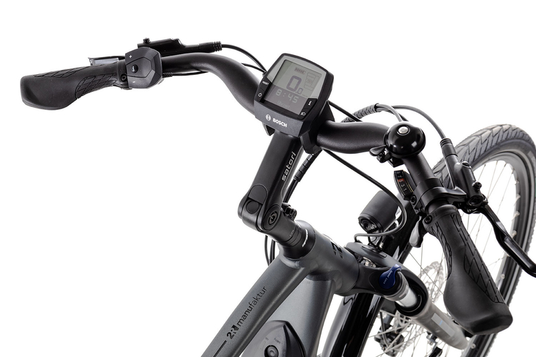 2R Manufaktur ELX 9 | 56 cm | grey matt/black/blue | 28 Zoll – Bild 2