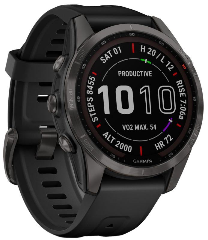 Garmin Fenix 7S SAPPHIRE SOLAR – GPS Multisport Smartwatch – Bild 2