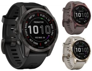 Garmin Fenix 7S SAPPHIRE SOLAR – GPS Multisport Smartwatch