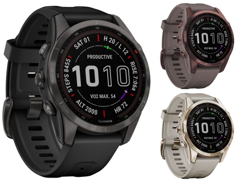 Garmin Fenix 7S SAPPHIRE SOLAR – GPS Multisport Smartwatch